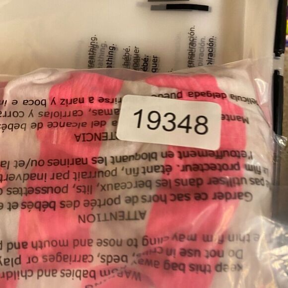 Roxy Dress Women M Medium Pink Striped Shift Short V-Neck Sleeveless Cotton - Picture 9 of 9